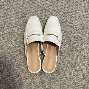 Gucci style White Flat Loafer